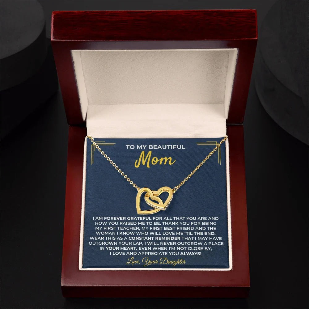 To My Mom Necklace – A Daughter's Forever Love Gift