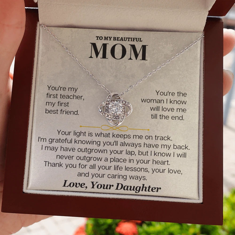 To My Mom – Necklace Gift of Love from Daughter
