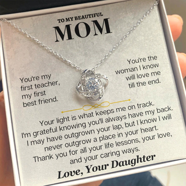 To My Mom – Necklace Gift of Love from Daughter