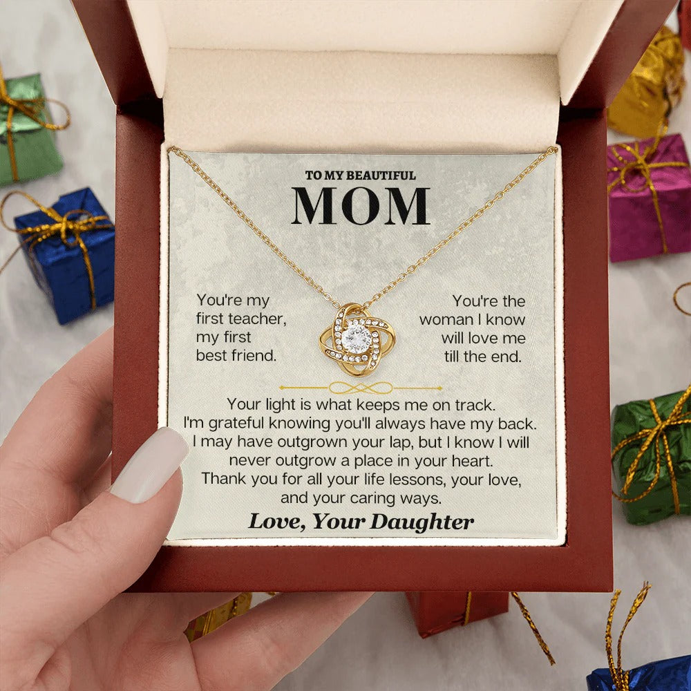 To My Mom – Necklace Gift of Love from Daughter