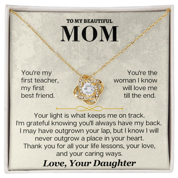 To My Mom – Necklace Gift of Love from Daughter