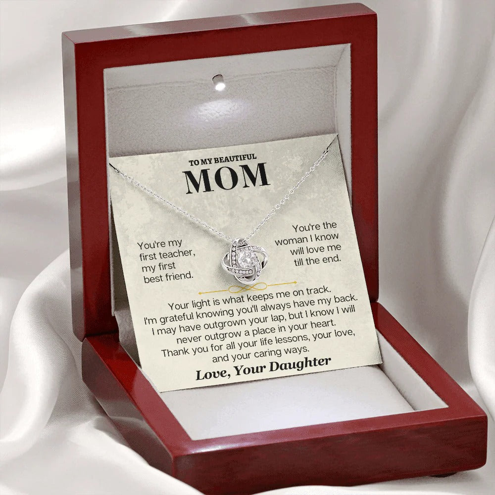 To My Mom – Necklace Gift of Love from Daughter