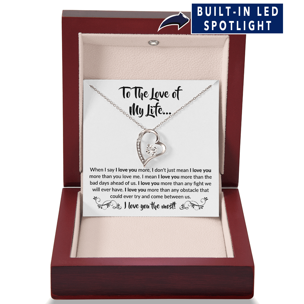 To The Love Of My Life - Forever Love Necklace