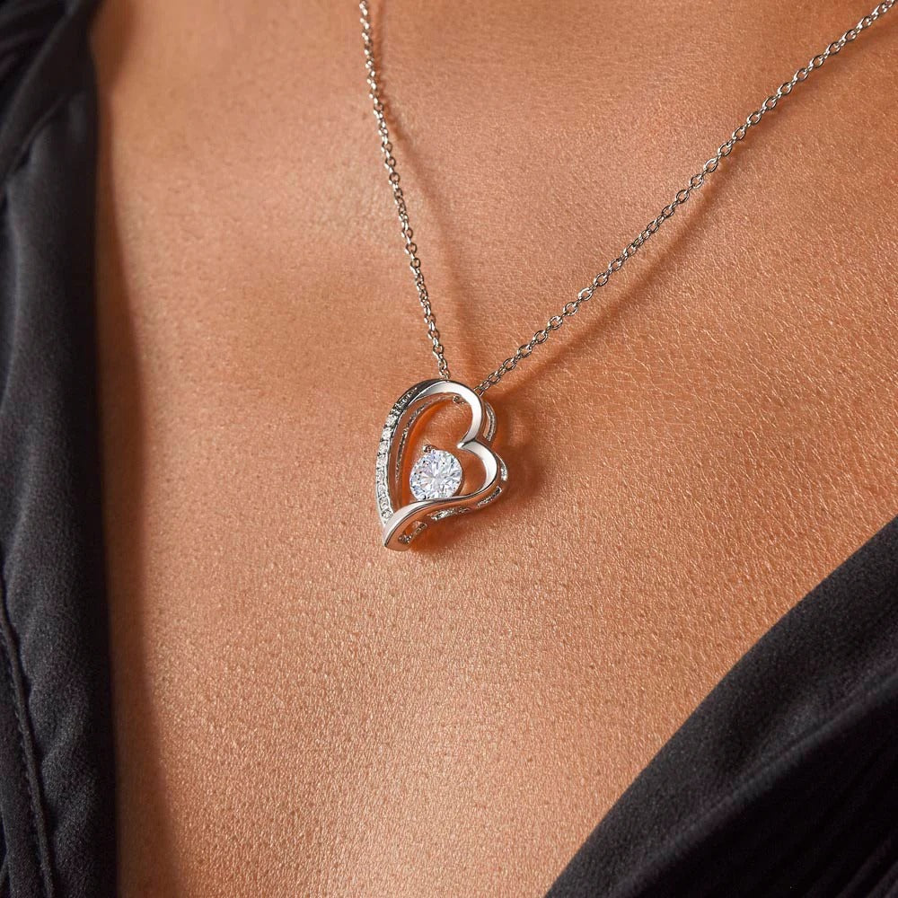 To My Unbiological Daughter Necklace – A Gift of Love & Forever Bond