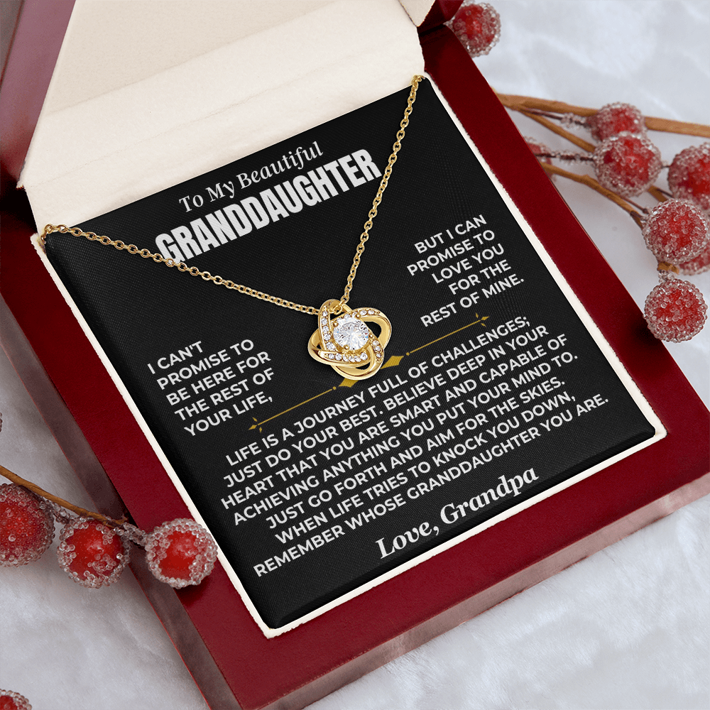 white-gold-love-knot-necklace-for-granddaughter 