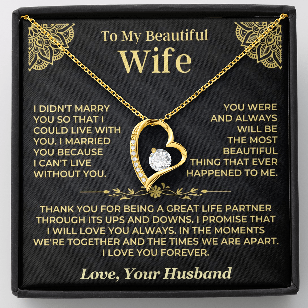 yellow-gold-forever-love-necklace 